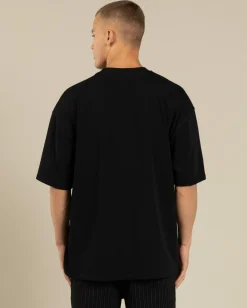 Threadheads Breakfast Coffee Oversized T-Shirt Black Outlet