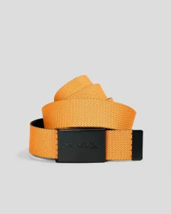 Rusty Bright Side Revo Web Belt Black/persimmon Orange Discount