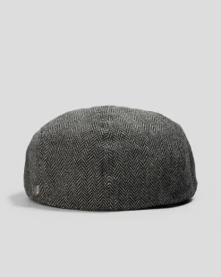 Brixton Brood Newsboy Cap Grey/black Outlet