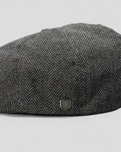 Brixton Brood Newsboy Cap Grey/black Outlet