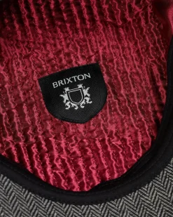 Brixton Brood Newsboy Cap Grey/black Outlet
