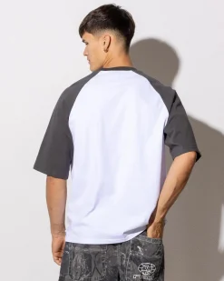 Rusty Bubble Raglan Short Sleeve T-Shirt White Discount