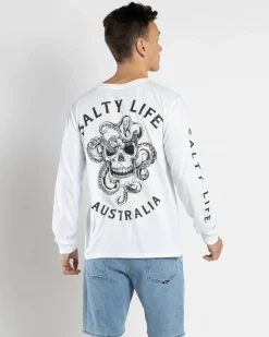 Salty Life Buccaneer Long Sleeve Wetshirt White Online