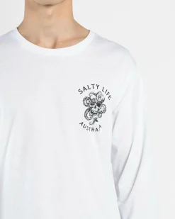 Salty Life Buccaneer Long Sleeve Wetshirt White Online