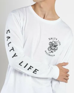 Salty Life Buccaneer Long Sleeve Wetshirt White Online