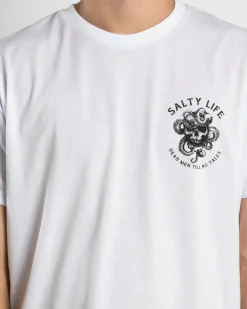 Salty Life Buccaneer Wetshirt White Hot
