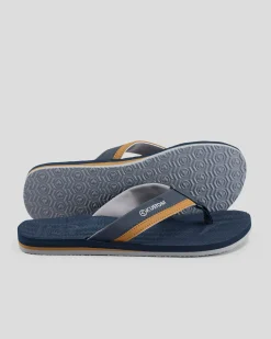 Kustom Burleigh Thongs Navy Heather Clearance
