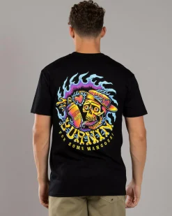 Milton Mango Burnin 2 T-Shirt Black New