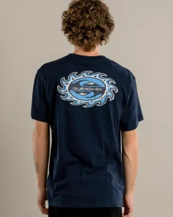 Quiksilver Burning Sun T-Shirt Dark Navy Online