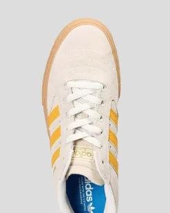 adidas Busenitz Vulc II Shoes Crystal White/preloved Yellow/gold