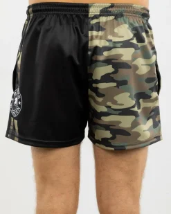 Ringers Western Camo Footy Shorts Black/camo Online