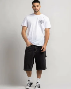 Deus Ex Machina Camperdown Address T-Shirt White New