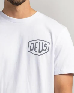 Deus Ex Machina Camperdown Address T-Shirt White New