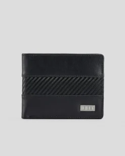 Unit CarbonX Leather Wallet Black Clearance