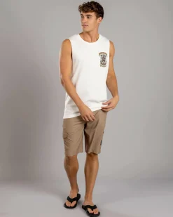 Salty Life Carrion Crown Muscle Tank Stone New