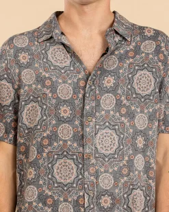 Lucid Casablanca Short Sleeve Shirt Black Clearance