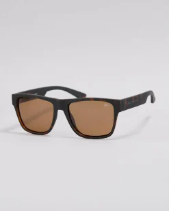 Quiksilver Castaway Polarised Sunglasses Brown Demi Brown Solid Hot