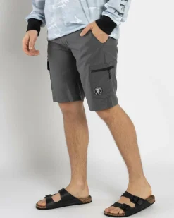 Salty Life Caster Walk Shorts Dark Grey Online