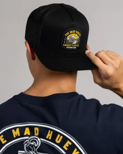 The Mad Hueys Caught FK All Island Captain Trucker Cap Black Best