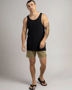 Volcom Center Trunk 17" Board Shorts Khaki Online