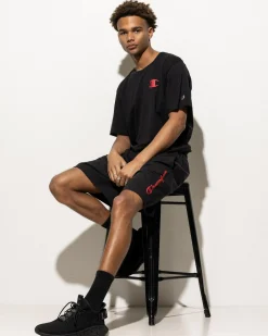 Champion Puff C-Logo T-Shirt Black