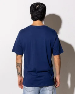 Champion Puff C-Logo T-Shirt Sail Away Navy Best