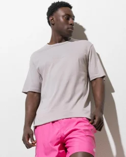 Champion Script Tonal T-Shirt Pearl Oyster Discount