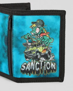 Sanction Channel Tri-fold Wallet Green Mottle Hot