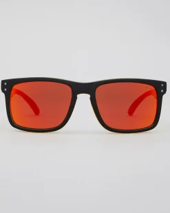 Liive Cheap Thrill Revo Sunglasses Black/orange Hot