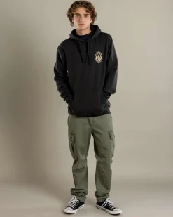 The Mad Hueys Cheers And Beers Hoodie Vintage Black Outlet