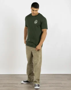 The Mad Hueys Cheers And Beers T-Shirt Oil Green