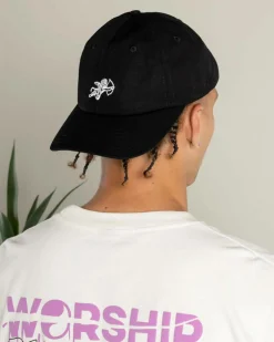 Worship Supplies Cherub Canvas Dad Cap Black New