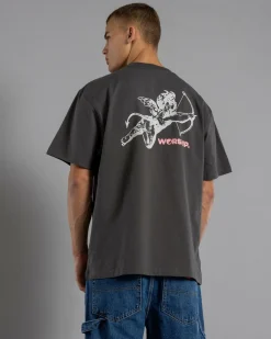 Worship Supplies Cherub T-Shirt Worn Black