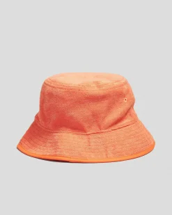 Bush Chook Chill Chook Reversible Bucket Hat Red New
