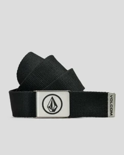 Volcom Circle Stone Web Belt Black Sale
