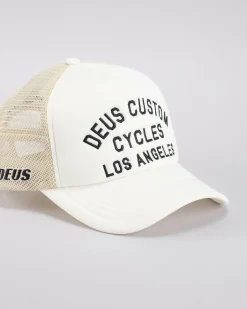 Deus Ex Machina Citadel Trucker Cap Dirty White Clearance