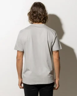 Calvin Klein CK Tonal Graphic T-Shirt Flint Gray New