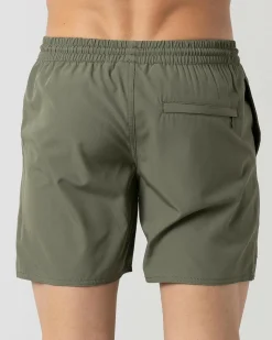 Rhythm Classic Beach Shorts Olive Clearance