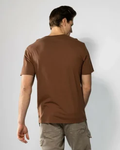 Rhythm Classic Brand T-Shirt Chocolate Hot
