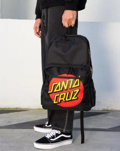 Santa Cruz Classic Dot Backpack Black Clearance