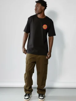 Santa Cruz Classic Dot Chest T-Shirt Black Online
