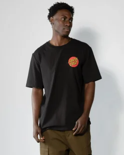 Santa Cruz Classic Dot Chest T-Shirt Black Online