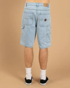 Santa Cruz Classic Dot Denim Carpenter Shorts Light Indigo Sale