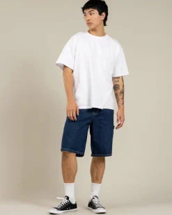 Santa Cruz Classic Dot Denim Carpenter Shorts Rinsed Indigo Online