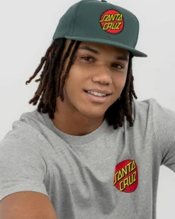 Santa Cruz Classic Dot Patch Cap Dark Green Online