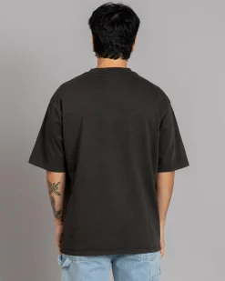 Silent Theory Classic Embroidered T-Shirt Charcoal Best