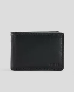 Unit Classic Leather Wallet Black Outlet