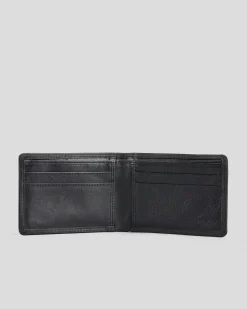 Unit Classic Leather Wallet Black Outlet