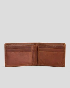 Unit Classic Leather Wallet Dark Choc Online