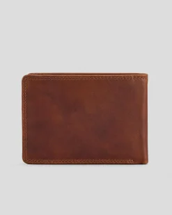 Unit Classic Leather Wallet Dark Choc Online